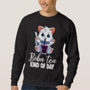 Sweatshirt Boba Tea Type De Chats De Jour & Boba Femmes Boba