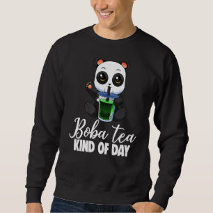 Sweatshirt Boba Tea Type De Jour Panda & Boba Men Boba Tea