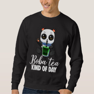 Sweatshirt Boba Tea Type De Jour Panda & Boba Men Boba Tea