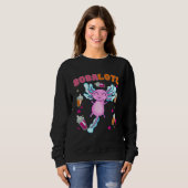 Sweatshirt Bobalotl Axolotl Boba Tea Bubble Milk  8 (Devant entier)