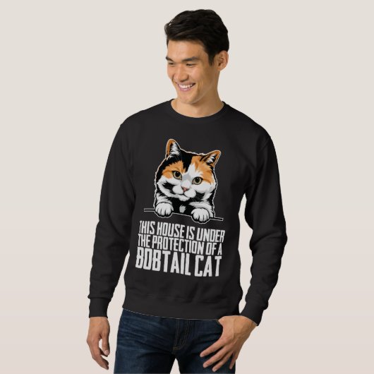 Sweatshirt Bobtail kittens  Bobtail mom  Bobtail dad (Devant entier)