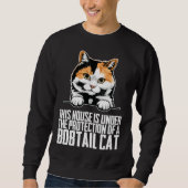 Sweatshirt Bobtail kittens  Bobtail mom  Bobtail dad (Devant)