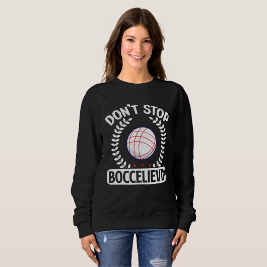 Sweatshirt Bocce Ball Bocce Player  12 (Devant entier)