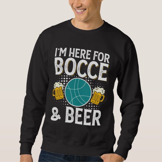 Sweatshirt Bocce Ball Bocce Player  13 (Devant)