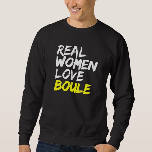 Sweatshirt Bocce Player Ladys Boule Women Love Boule (Devant)