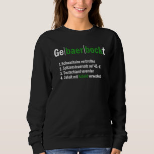 Sweatshirt Bock Null Bock Sur Baerbock Gebaerbockten Fun Poli