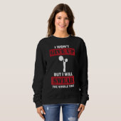Sweatshirt Bodybuilding Dire Exercice d'épaule Force Tr (Devant entier)