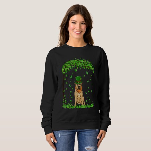 Sweatshirt Boerboel St Patricks Day Lover Irish Shamrock Dog (Devant entier)