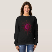 Sweatshirt Boho Aesthetic Sun Moon Celestial Bodies Astrology (Devant entier)