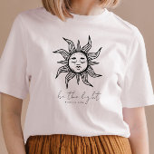 Sweatshirt Boho Bible chrétienne Verse Be the Light