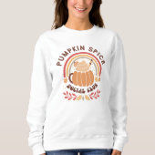 Sweatshirt Boho Chic Citrouille Spice Social Club (Devant)