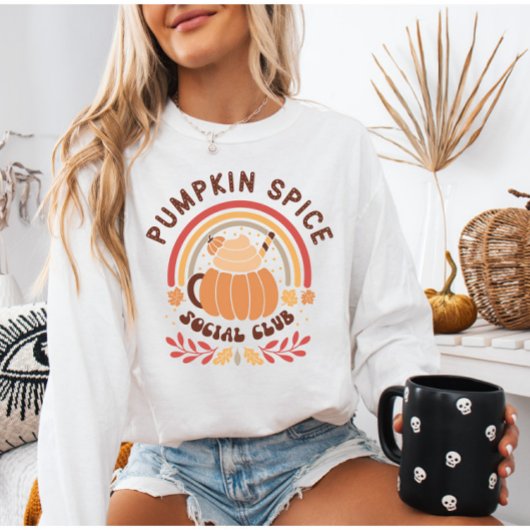 Sweatshirt Boho Chic Citrouille Spice Social Club