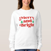 Sweatshirt Boho Merry et Bright Christmas (Devant)