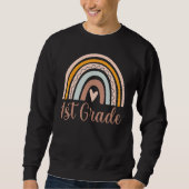Sweatshirt Boho Rainbow 1st Grade Teacher Student  Back To Sc (Devant)