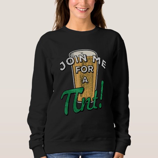 Sweatshirt Boire de la bière Pint Saint Patricks Day National (Devant)