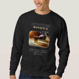 Sweatshirt Boire des chaussures & Accrocher mon chien belge