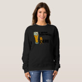 Sweatshirt Boisson alcoolisée de bière de déclaration cool fê (Devant entier)