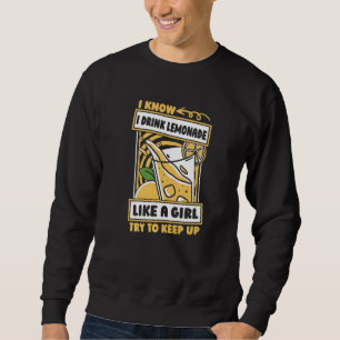 Sweatshirt Boisson aux fruits d'agrumes Lemonade Girl Citron