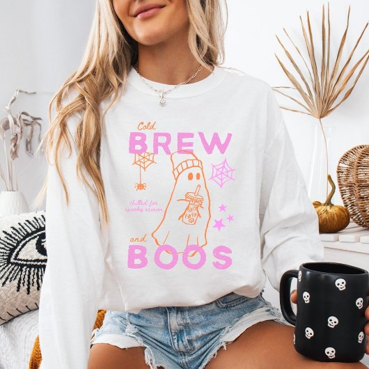 Sweatshirt Boisson froide Ghost Cold Brew et Boos Halloween