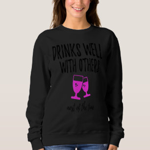 Sweatshirt Boit Bien Avec D'Autres La Plupart Du Temps Vin De