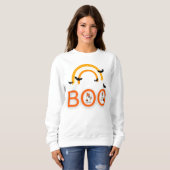 Sweatshirt Boite fantôme d'Halloween 1 (Devant entier)
