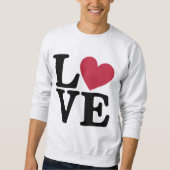 Sweatshirt Bold L♥VE Saint-Valentin (Devant)