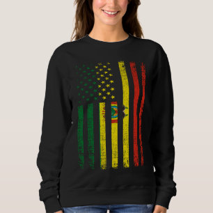 Sweatshirt Bolivie USA Pride Bolivie drapeau américain