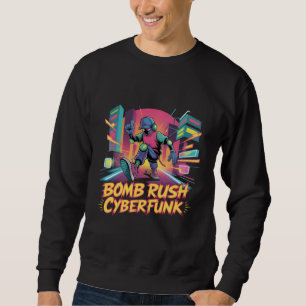 Sweatshirt Bomb Rush Cyberfunk – Rébellion de la rue néon