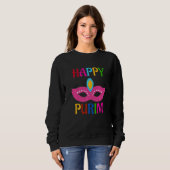 Sweatshirt Bon Masque Purim (Devant entier)