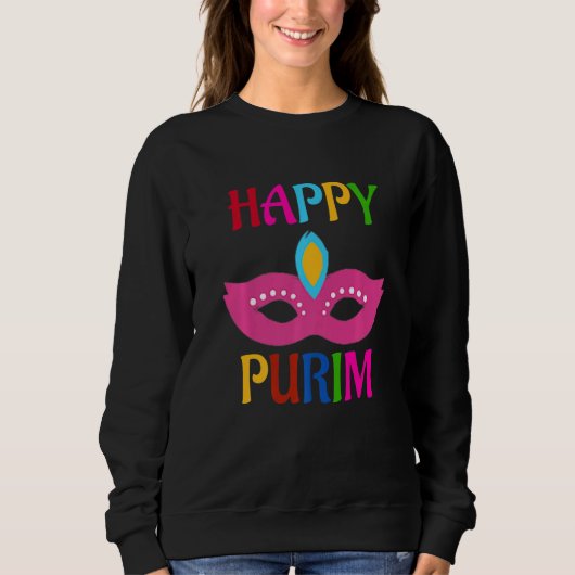 Sweatshirt Bon Masque Purim (Devant)
