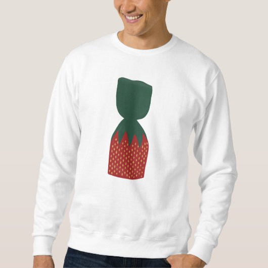 Sweatshirt Bonbons à la fraise (Devant)
