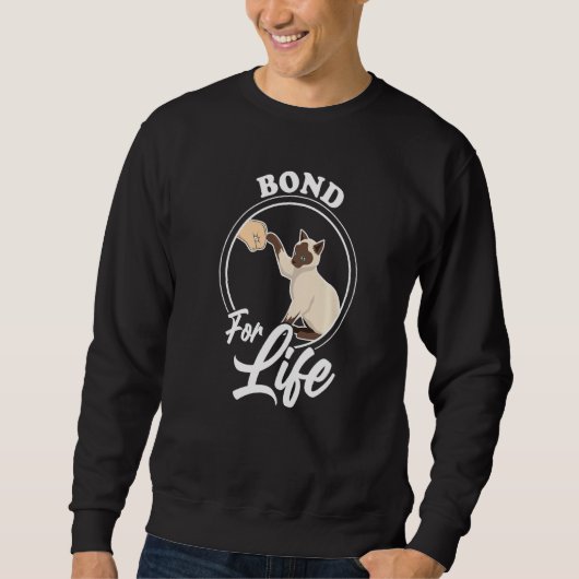 Sweatshirt Bond pour la vie Chat papa (Devant)