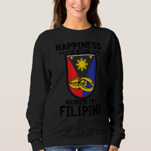 Sweatshirt Bonheur Humoristique Marié À Une Femme Asiatique P