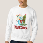 Sweatshirt bonhomme de Noël (Devant)