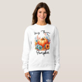 Sweatshirt Bonjour (Devant entier)
