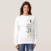 Sweatshirt Bonjour 2025 (Devant entier)
