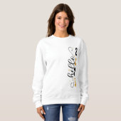 Sweatshirt Bonjour 2025 (Devant entier)
