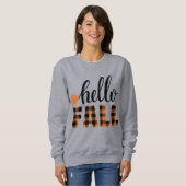 Sweatshirt Bonjour automne (Devant entier)