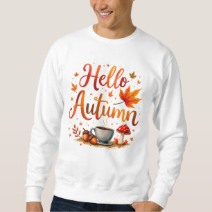 Sweatshirt Bonjour Automne, nostalgie cosy