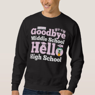 Sweatshirt Bonjour collège Hello lycée