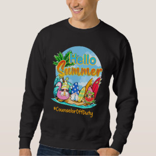 Sweatshirt Bonjour Conseiller d'été hors service Gnomies Beac