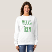 Sweatshirt Bonjour Fren (Devant entier)