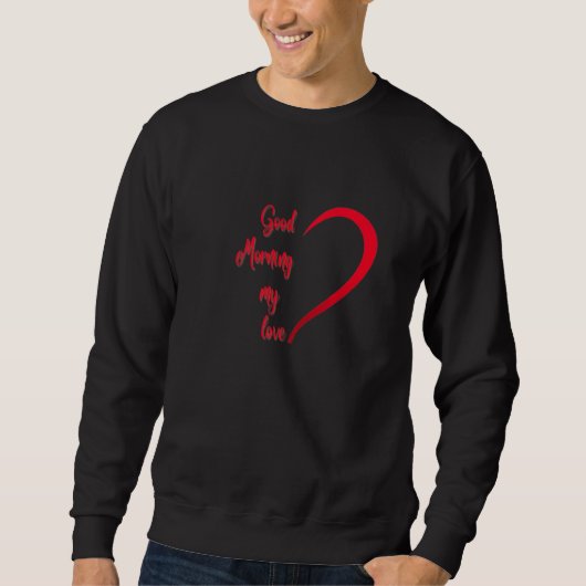 Sweatshirt Bonjour Mon Amour (Devant)
