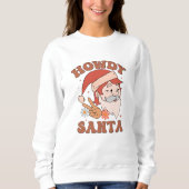 Sweatshirt Bonjour santa noël (Devant)