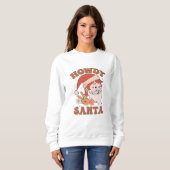 Sweatshirt Bonjour santa noël (Devant entier)
