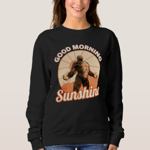 Sweatshirt Bonjour Soleil Humour Bigfoot