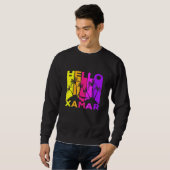Sweatshirt Bonjour Xamar (Devant entier)