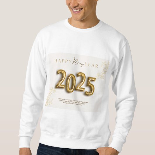 Sweatshirt Bonne année (Devant)