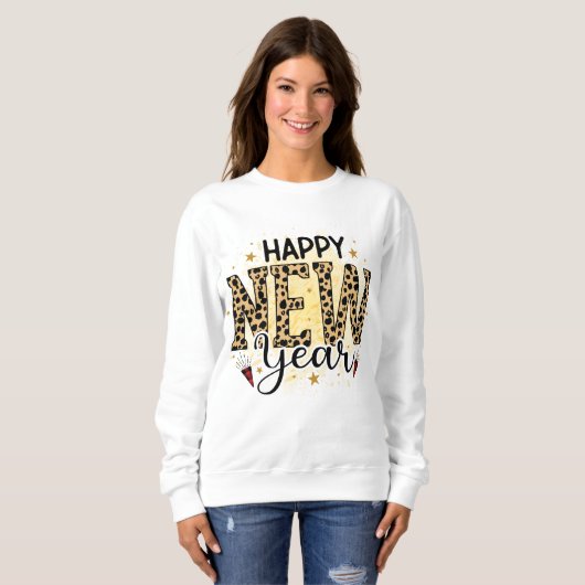 Sweatshirt Bonne année (Devant entier)