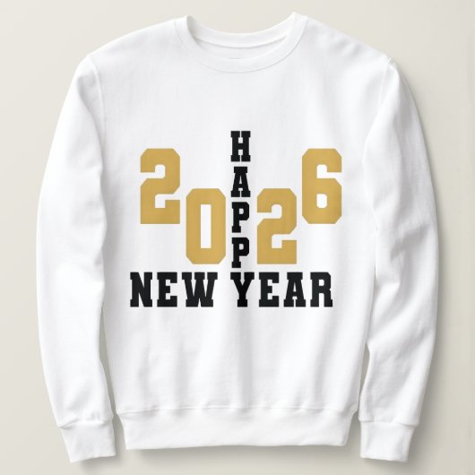 Sweatshirt Bonne année 2026 (Design devant)
